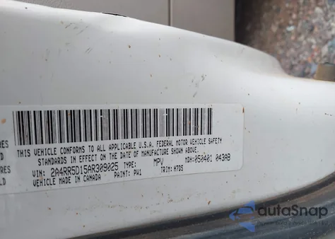 2010 Chrysler Town & Country Touring from USA, damaged, VIN 2A4RR5D15AR309025